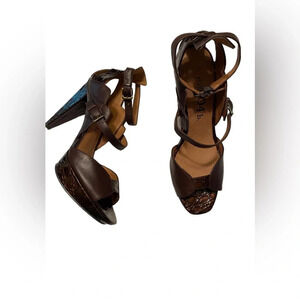Anthropologie No 704b. Verna Heel Sz 8